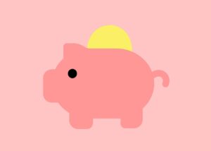 piggy bank, coins, savings, money, finance, budget, currency, financial, fun, investment, cash, save, economy, economical, deposit, invest, icon, business, personal, pink