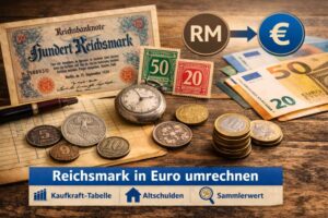 Reichsmark in Euro umrechnen